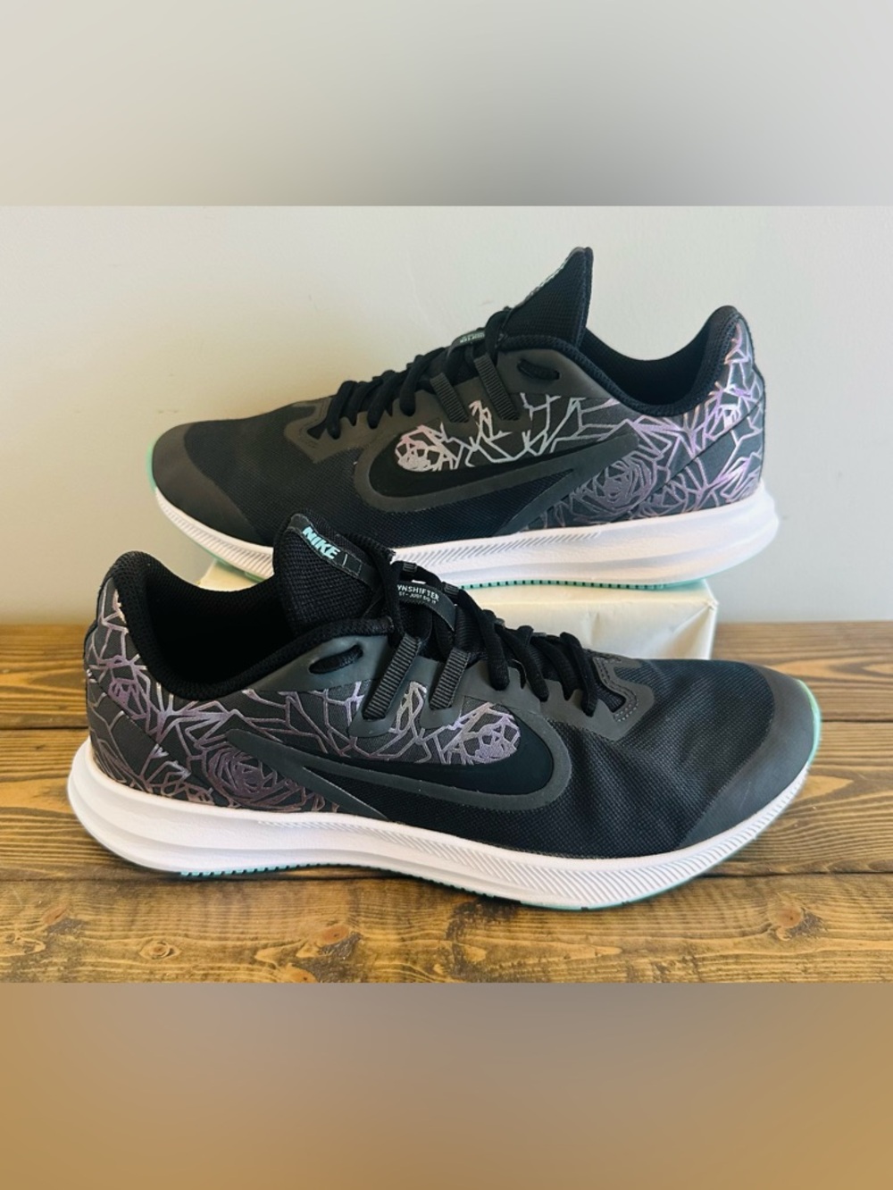 Nike Downshifter 9 Rebel CI2686-001 Running Shoes Sneakers 5.5Y or 7.5 Women’s